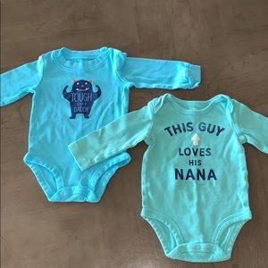 Carter’s 6 Month Long Sleeve Bodysuits